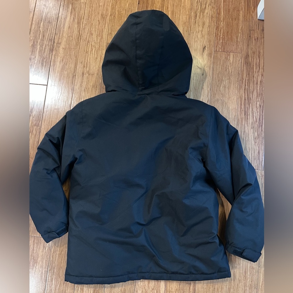 Swiss tech girls coat size 10/12 Large black - Picture 3 of 3